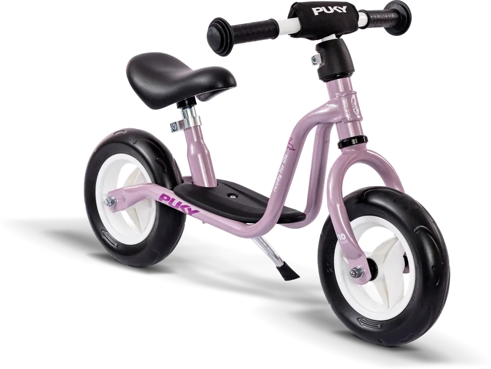 Løbecykel – LR M perlemorspink – med støttefod