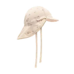 Sommerhat m. Print - Shadow Gray - 80