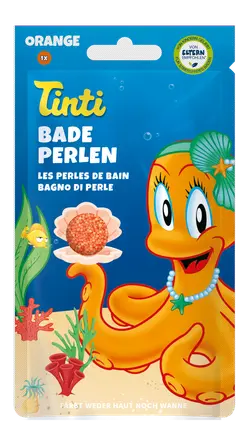 Orange badeperler med duft