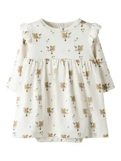 Lil' Atelier Body Kjole - NbfLayo - Coconut Milk