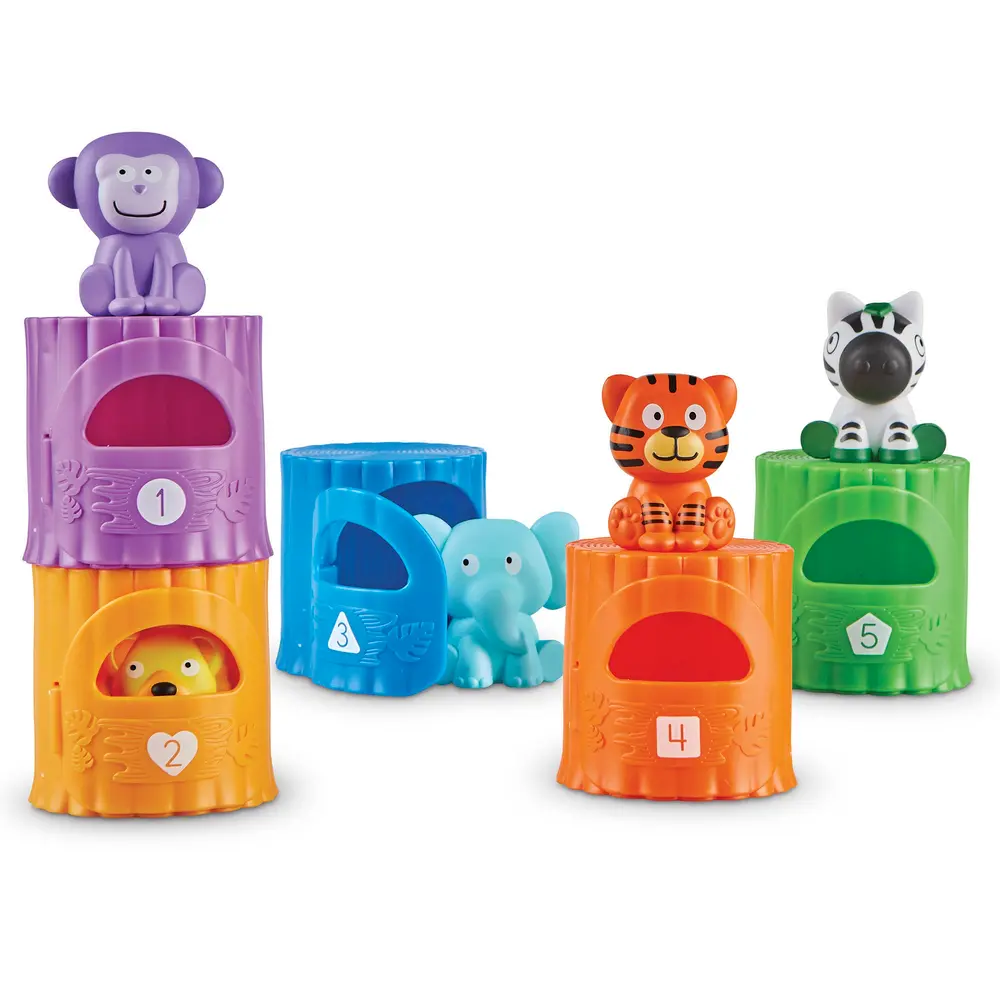 product-Lær om tal og farver - junglens dyr