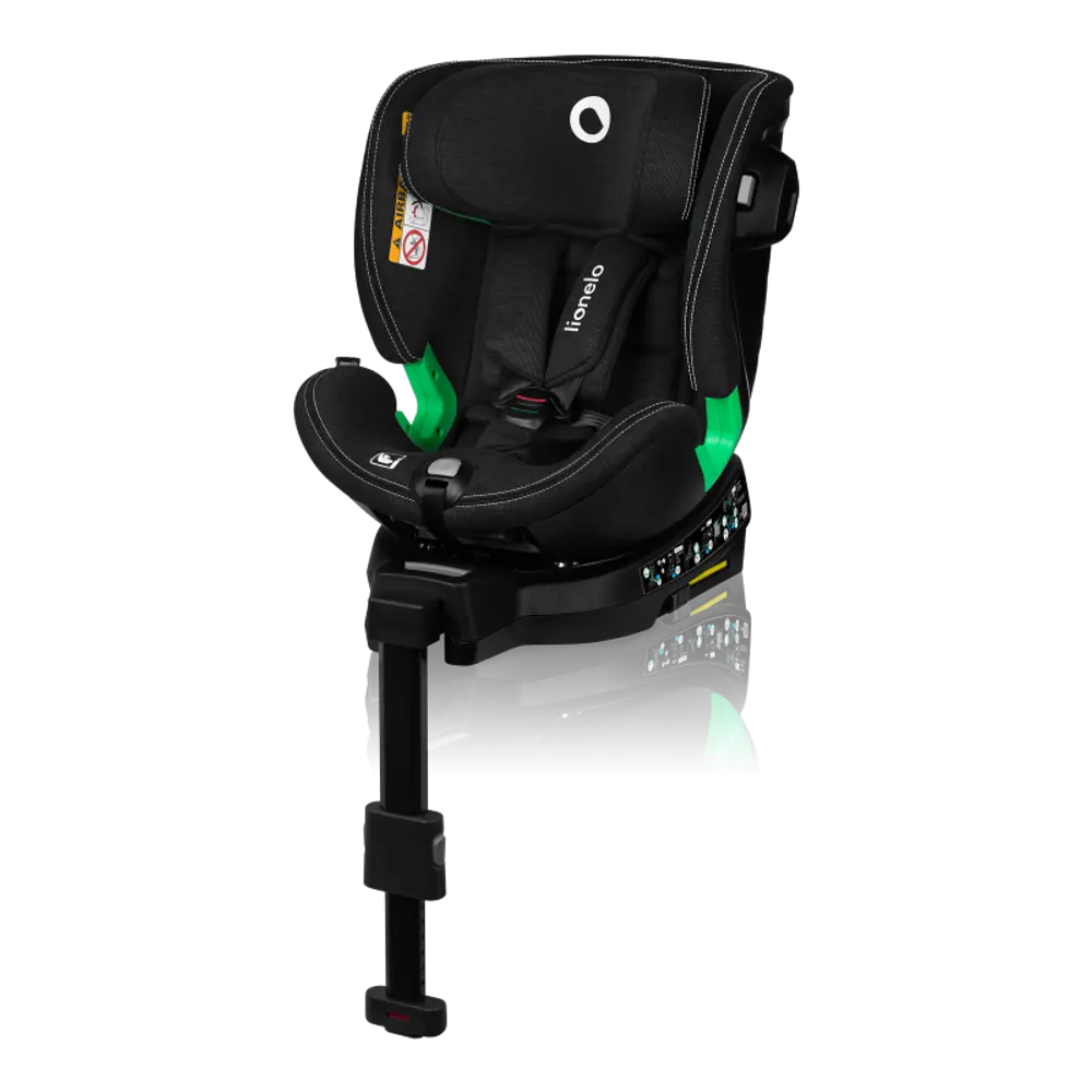 Lionelo Harmony i-Size Autostol - Black Carbon Bamboo