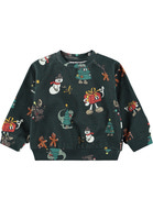 Molo Disc Sweatshirt - Cartoony Xmas