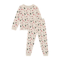 Minymo Pyjamas Sæt - Beige Melange