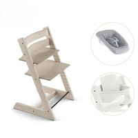 Højstol inkl. newborn sæt og babysæt - whitewash