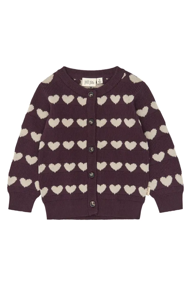 Petit Piao Elia Cardigan - Huckleberry Heart