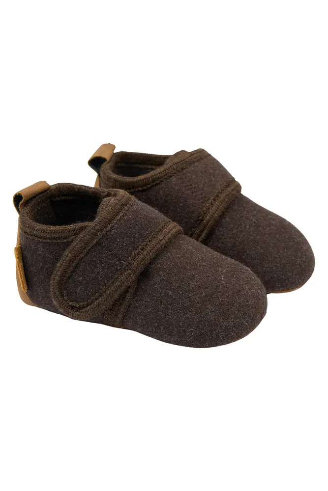 Mikk-Line Hjemmesko - Prewalker Felt - Chocolate Chip