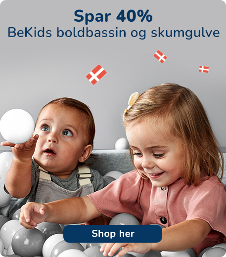 Spar 40% på BeKids boldbassin og legegulve