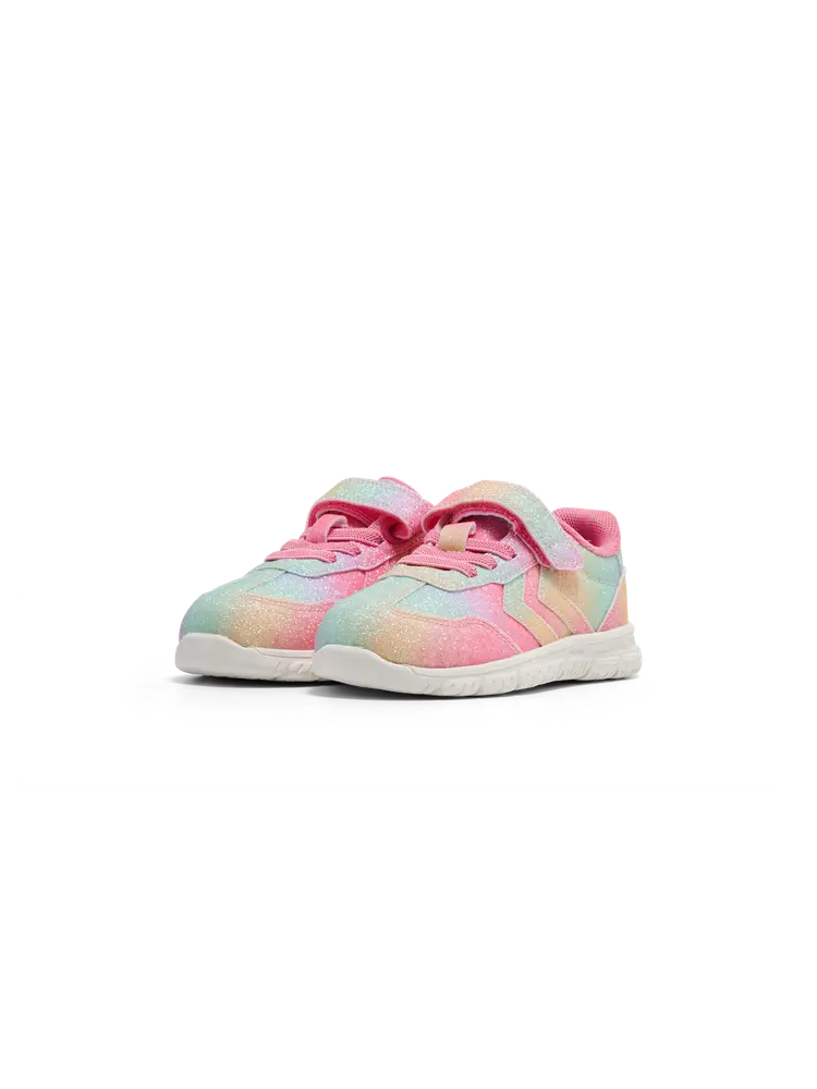 Hummel Crosslite Glitter 2.0 Infant Gymnastiksko - Multi Colour Red/Yellow/Green - 22