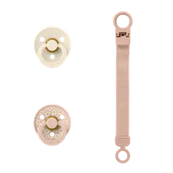 Colour Sut & Suttesnor Gavesæt Latex Str 1 - Blush billede