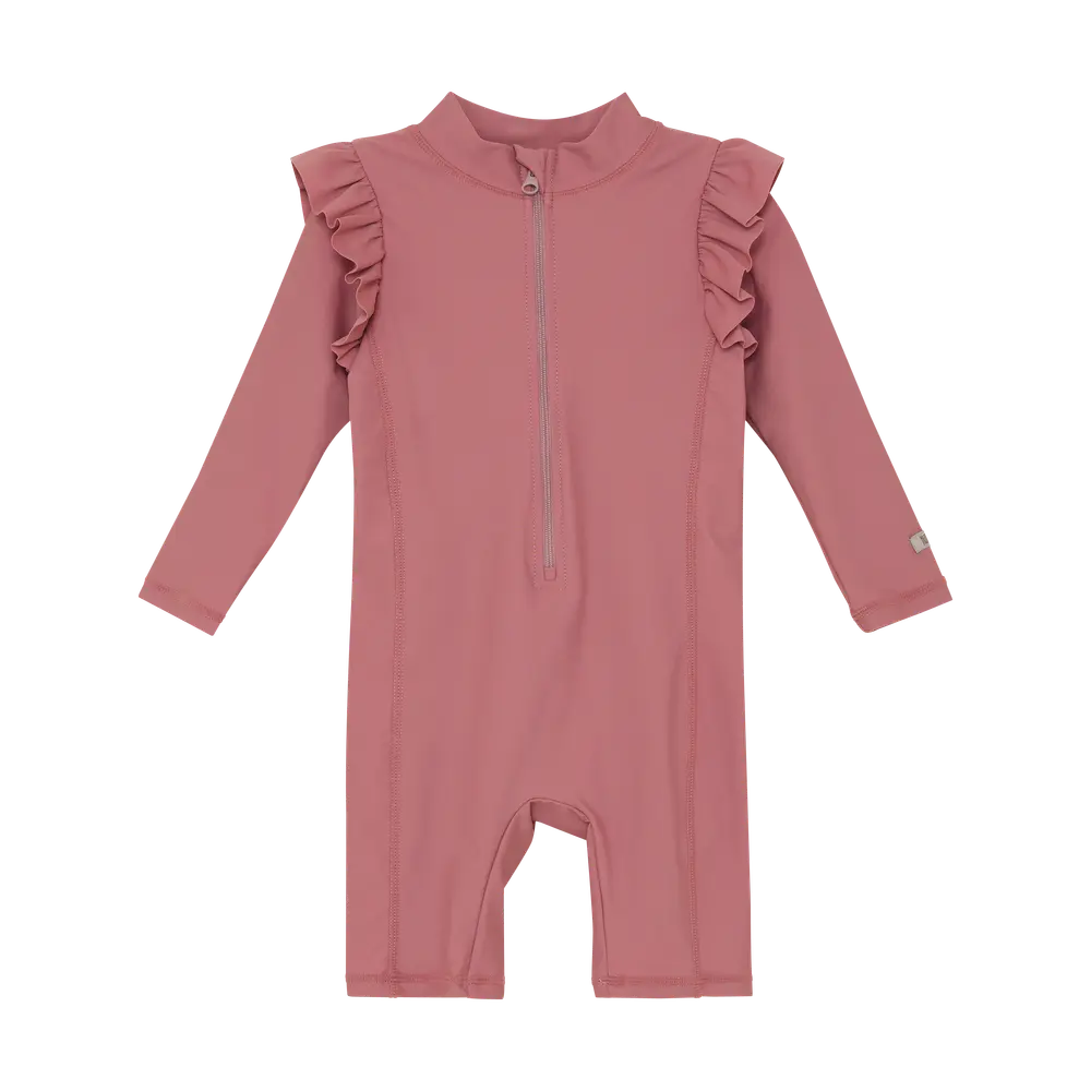 Badedragt Solid - UV 60+ - Ash Rose - 80