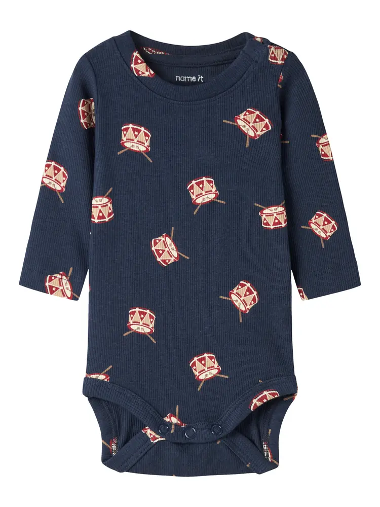 Name It Ristmas Langærmet Body - Navy Blazer - 86