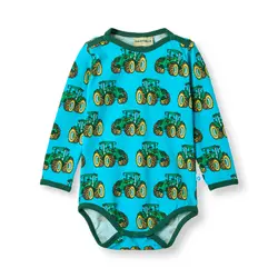 Elstar Langærmet Body - Blue glow - 62