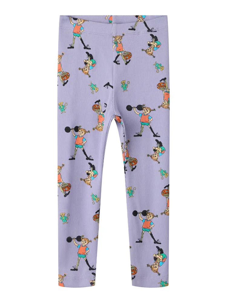 Name It Ara Pippi Slim Leggings - Heirloom Lilac - 116