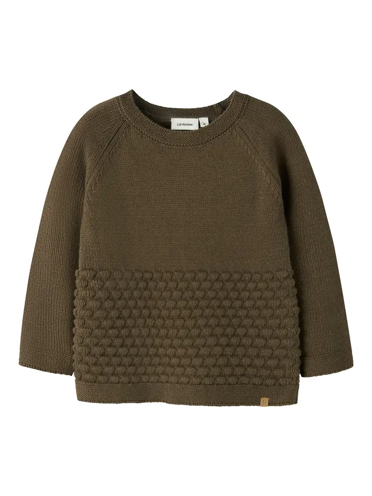 Lil' Atelier Nobir Sweater - Teak - 98