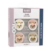 BIBS Sut Colour 4-pk Latex Str. 2 - Blush Glow Mix