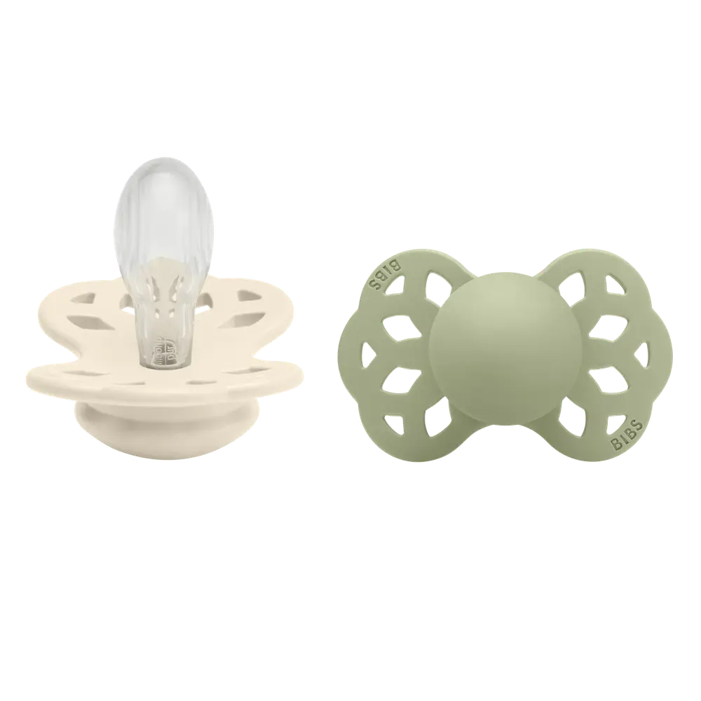 product-Infinity 2 pk Silicone Symmetrical Size 2 Ivory/Sage