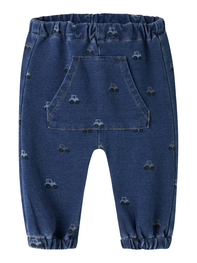 Name It Ben Barrel Sweatpants - Dark Blue Denim - 56 billede