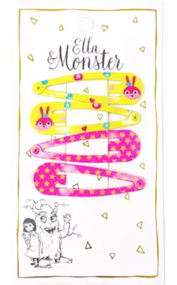 Hårclips Rabbit Combi