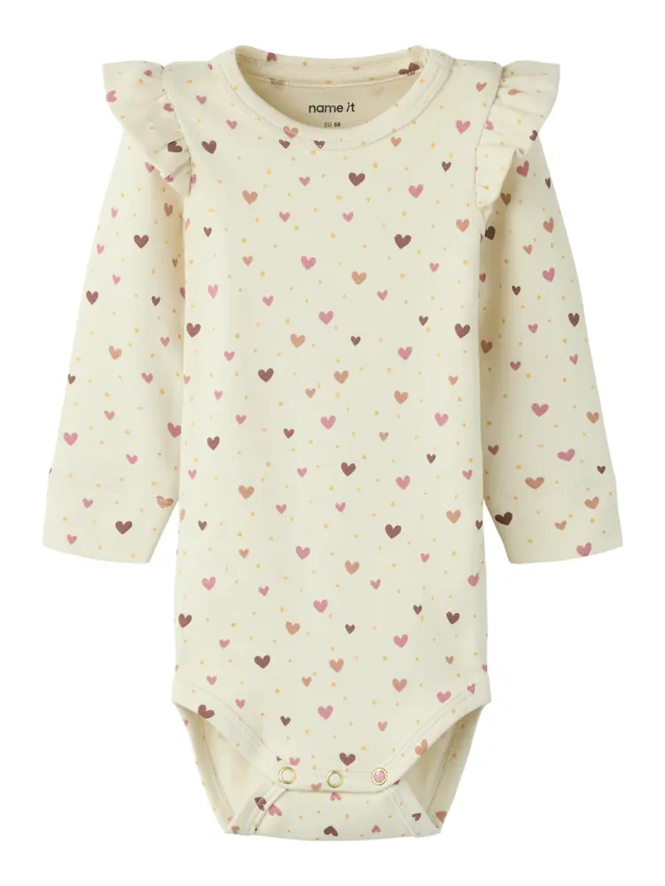 NAME IT Hayla Langærmet Body Almond milk 50
