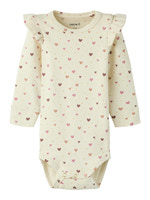 Hayla Langærmet Body - Almond milk