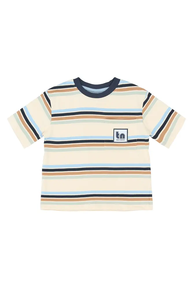 The New Siblings T-shirt - TnstStuart - Gardenia Striped