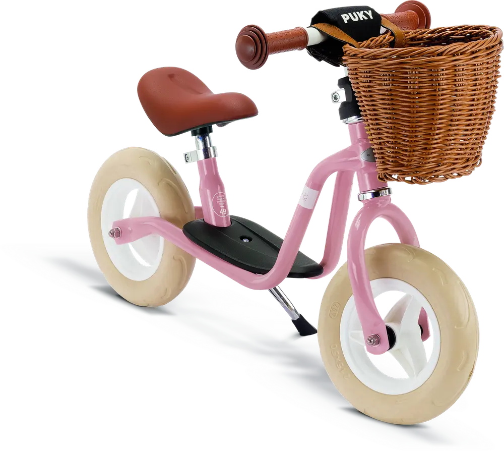 Puky - Løbecykel Med Kurv - Lr M - Børn Fra 2 år - Rosa