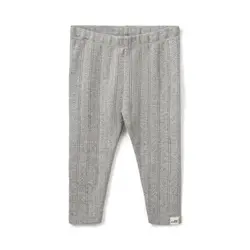 Sofie Schnoor Leggings - Nalinesb - Gråmeleret m. hulmønster