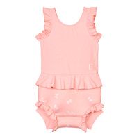 Blebadedragt Neopren - Butterfly & Bow - English Rose