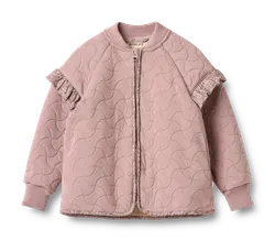 Wheat Termojakke m. Fleece - Ellas - Warm Rose m. Blomster