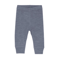 Uld leggings - solid - Folkstone Gray Melange