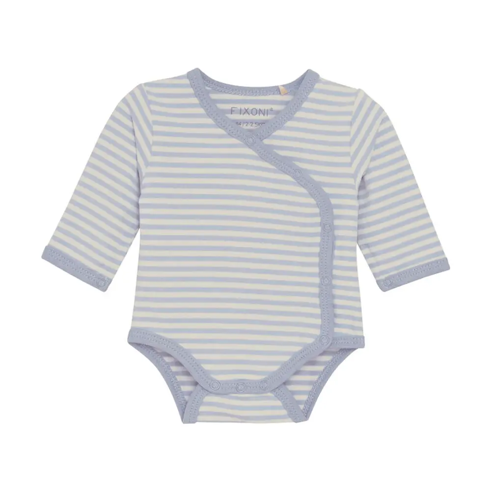 Slå-om Body Langærmet – Zen Blue – 38