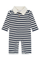 The New Siblings Volker Polo Heldragt - Navy Blazer Striped