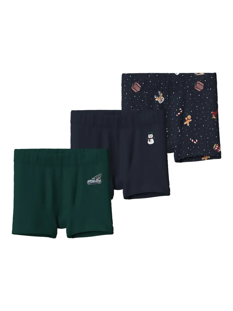 Name It Vismas Boxershorts 3-Pak - Navy Blazer - 116