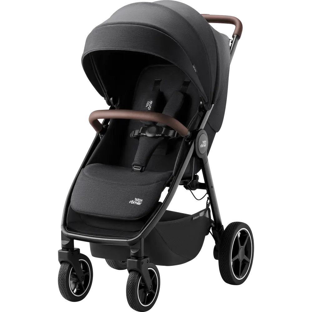 Britax Römer B-Agile R Klapvogn - Carbon Black billede