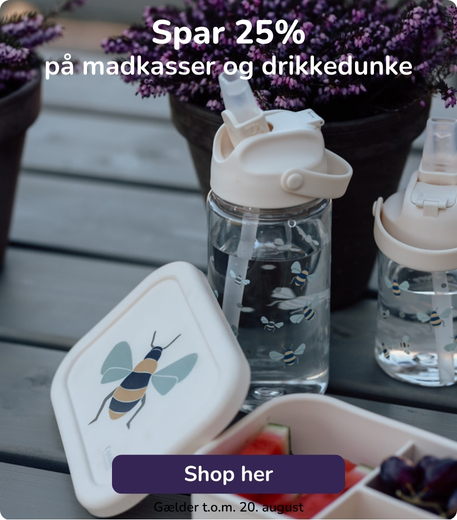 Spar 25% på madkasser og drikkedunke