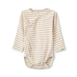 Kaya Langærmet Body - Rose stripe - 62