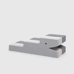 Krokodille L24 - cloudy blue billede