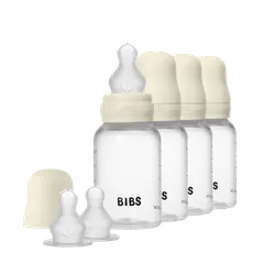 BIBS Bottle - Sutteflaskesæt - 4 stk. - Plastik - Silikone - 150 ml. - Ivory