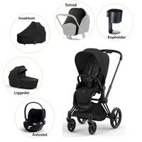 Priam pakke - sepia black/matt black PLUS