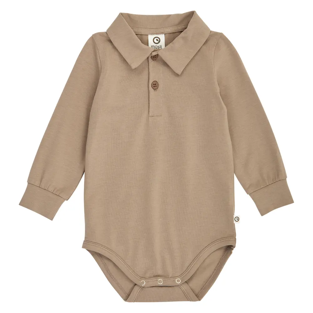Müsli Cozy Me Skjorte Body - Walnut - 86