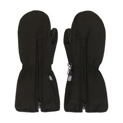 Color Kids Luffer m. Lynlås - Softshell - Sort