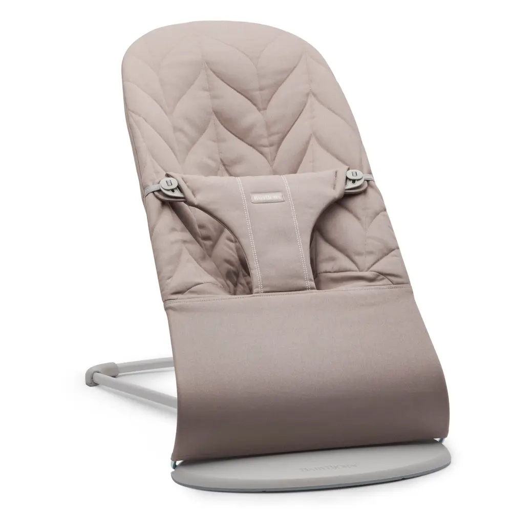 BabyBjörn Skråstol - Bliss - Petal Quiltet - Sandgrå