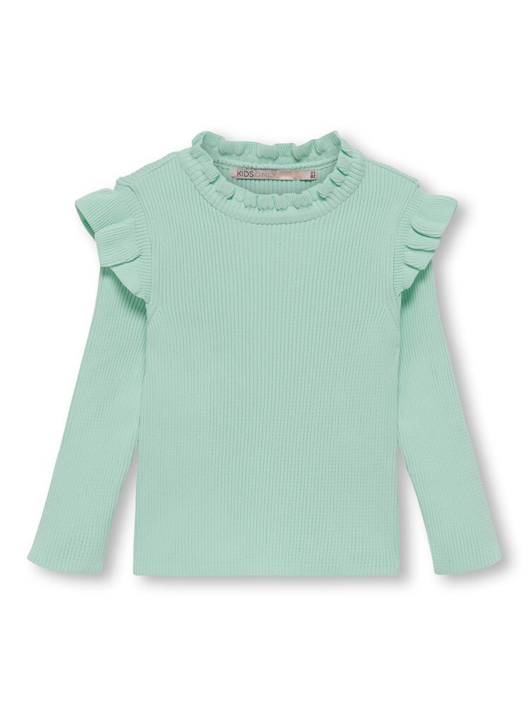 Sally ls pullover - Mist green - 86