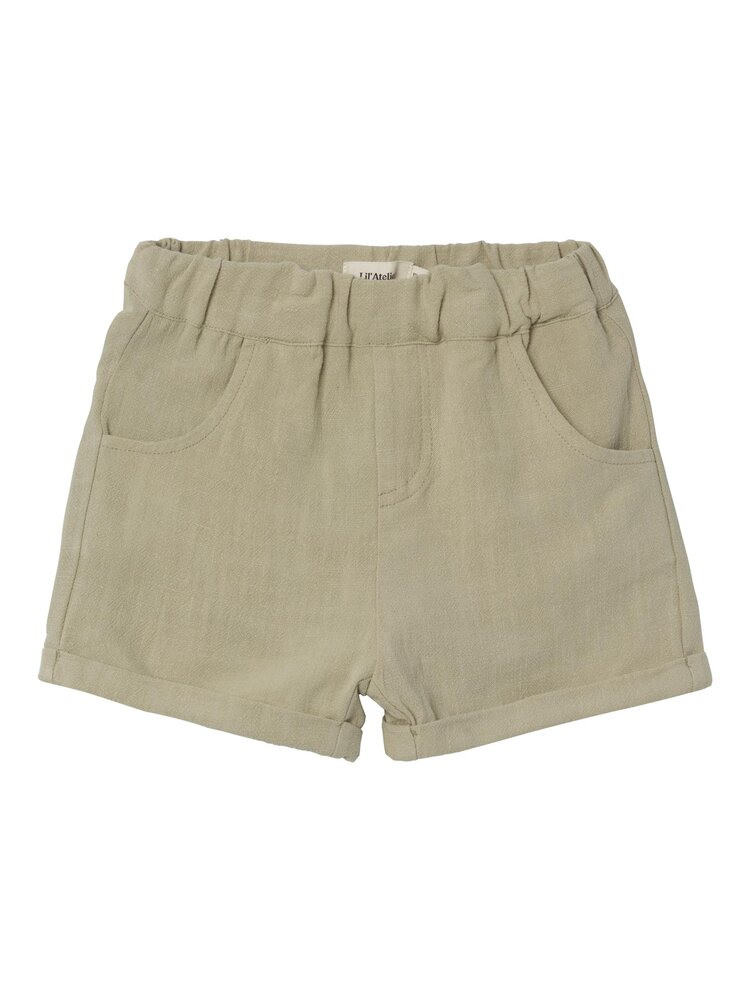 Dolie fin løs shorts - MOSS GRAY - 122