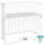 Side by side seng, Boxspring XXL - hvid