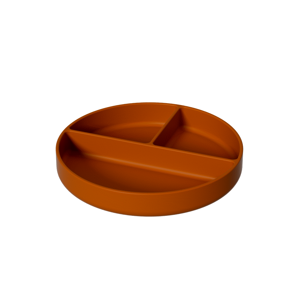 Silicone plate, pumpkin