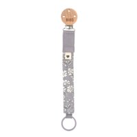 Pacifier Clip Capel Fossil Grey