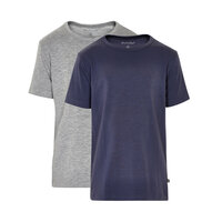 2 Pak Basic T-Shirts - Navy 778