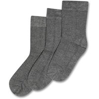 Bamboo strømper 3 pak - Gray mel